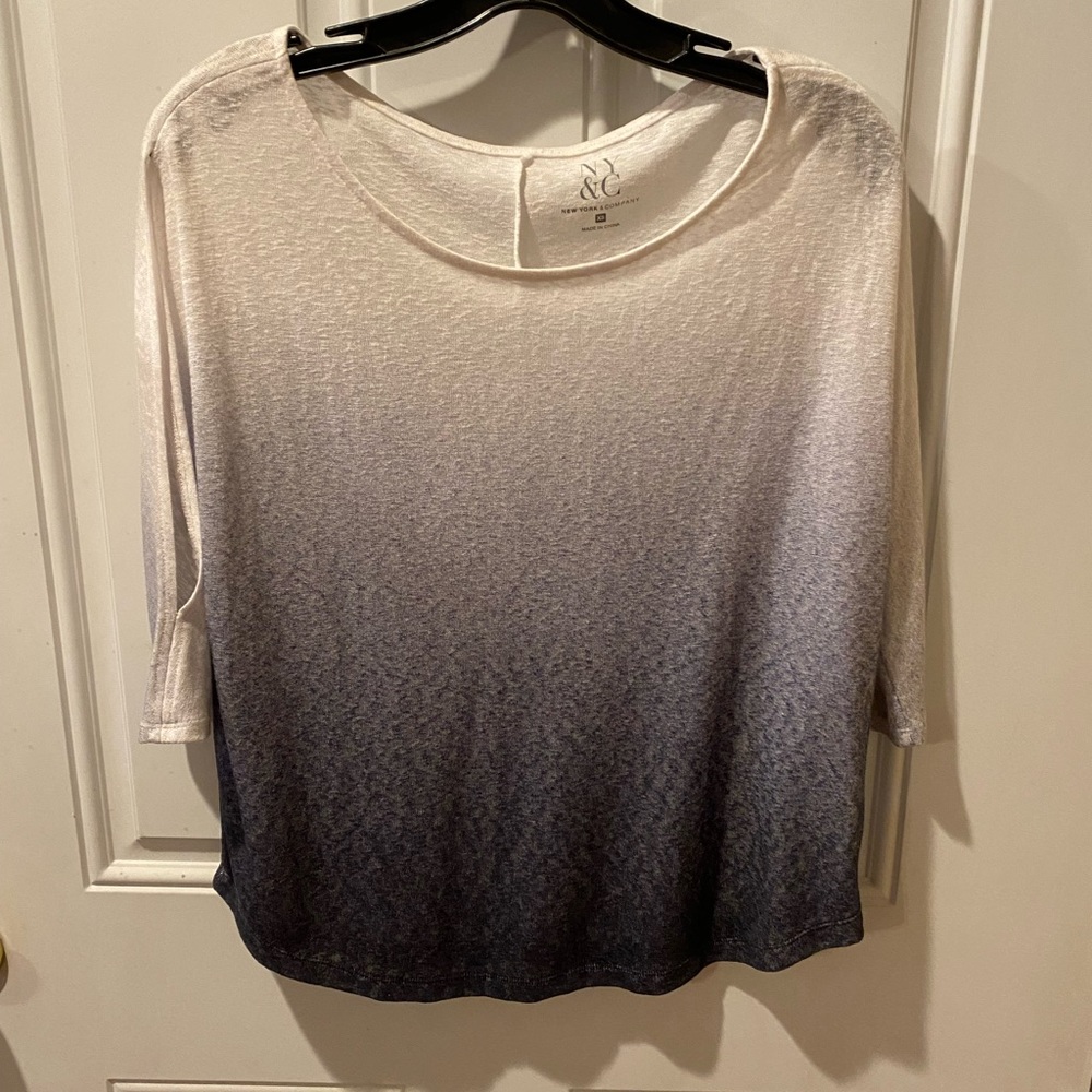 Ny&CO blue ombré top XS